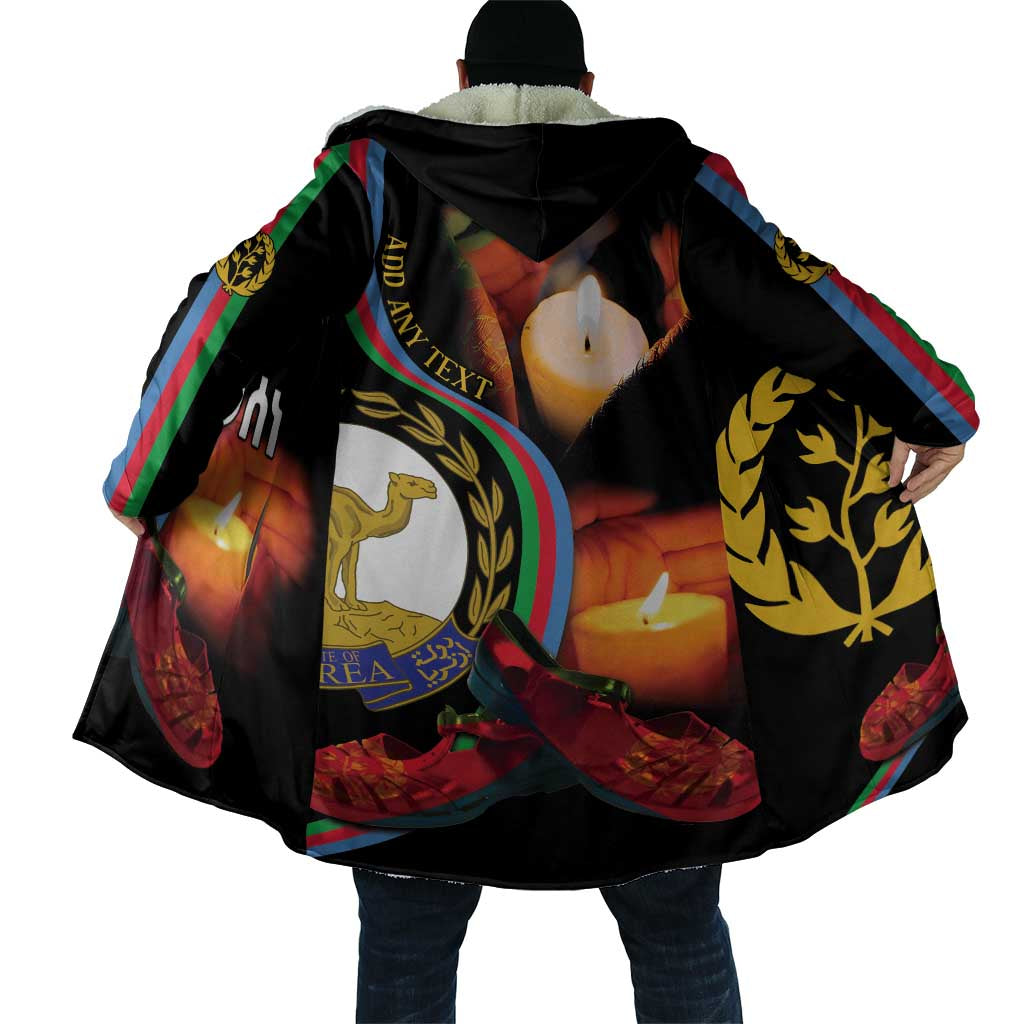 Personalized Afro-Eritrea Maelti Siwuat Cloak Candle Vigil Glory To Our Martyrs Eritrea