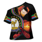 Personalized Afro-Eritrea Maelti Siwuat Cross Shoulder Shirt Candle Vigil Glory To Our Martyrs Eritrea