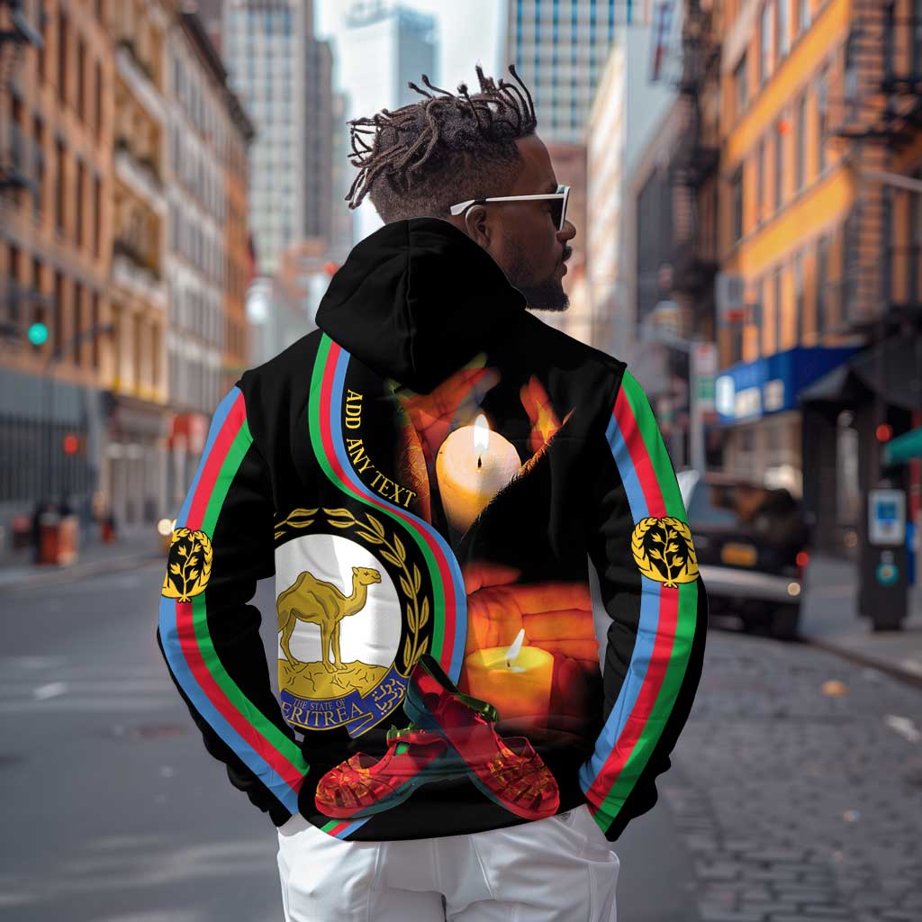 Personalized Afro-Eritrea Maelti Siwuat Hoodie Candle Vigil Glory To Our Martyrs Eritrea