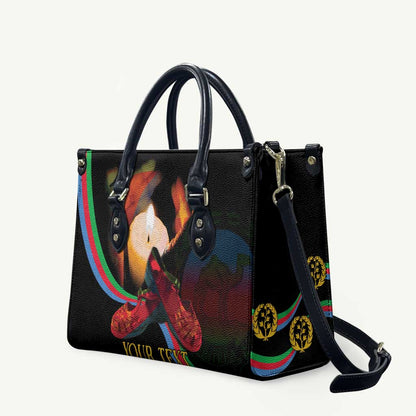 Personalized Afro-Eritrea Maelti Siwuat Leather Bag Candle Vigil Glory To Our Martyrs Eritrea
