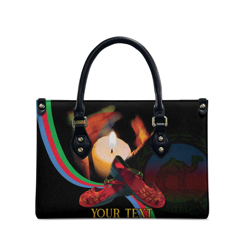Personalized Afro-Eritrea Maelti Siwuat Leather Bag Candle Vigil Glory To Our Martyrs Eritrea