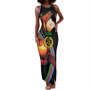 Personalized Afro-Eritrea Maelti Siwuat Tank Maxi Dress Candle Vigil Glory To Our Martyrs Eritrea