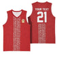 World Football 2026 Egypt Custom Basketball Jersey Red Ancient Egyptian Hieroglyphs - African Pride