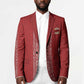 World Football 2026 Egypt Custom Blazer Red Ancient Egyptian Hieroglyphs - African Pride