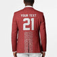 World Football 2026 Egypt Custom Blazer Red Ancient Egyptian Hieroglyphs - African Pride
