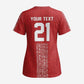 World Football 2026 Egypt Custom Scrub Top Red Ancient Egyptian Hieroglyphs - African Pride