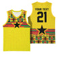 World Football 2026 Ghana Custom Basketball Jersey Black Stars African Kente Pattern - African Pride