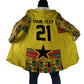 World Football 2026 Ghana Custom Cloak Black Stars African Kente Pattern - African Pride