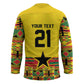 World Football 2026 Ghana Custom Hockey Jersey Black Stars African Kente Pattern - African Pride
