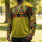 World Football 2026 Ghana Custom Hockey Jersey Black Stars African Kente Pattern - African Pride