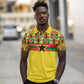 World Football 2026 Ghana Custom Polo Shirt Black Stars African Kente Pattern - African Pride