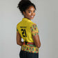 World Football 2026 Ghana Custom Women Polo Shirt Black Stars African Kente Pattern - African Pride