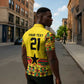 World Football 2026 Ghana Custom Zipper Polo Shirt Black Stars African Kente Pattern - African Pride