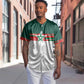 World Football 2026 Morocco Custom Baseball Jersey African Geometric White Pattern - African Pride