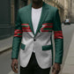 World Football 2026 Morocco Custom Blazer African Geometric White Pattern - African Pride