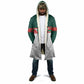 World Football 2026 Morocco Custom Cloak African Geometric White Pattern - African Pride