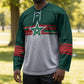 World Football 2026 Morocco Custom Hockey Jersey African Geometric White Pattern - African Pride