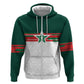 World Football 2026 Morocco Custom Hoodie African Geometric White Pattern - African Pride