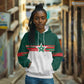World Football 2026 Morocco Custom Hoodie African Geometric White Pattern - African Pride