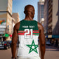World Football 2026 Morocco Custom Men Tank Top African Geometric White Pattern - African Pride