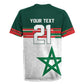 World Football 2026 Morocco Custom Rugby Jersey African Geometric White Pattern - African Pride
