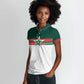 World Football 2026 Morocco Custom Women Polo Shirt African Geometric White Pattern - African Pride
