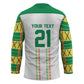 World Football 2026 Senegal Custom Hockey Jersey African Kente White Pattern - African Pride