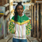 World Football 2026 Senegal Custom Hoodie African Kente White Pattern - African Pride