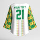 World Football 2026 Senegal Custom Kimono Sleeve Blouse African Kente White Pattern - African Pride