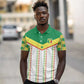 World Football 2026 Senegal Custom Polo Shirt African Kente White Pattern - African Pride