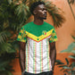 World Football 2026 Senegal Custom T shirt African Kente White Pattern - African Pride