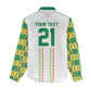 World Football 2026 Senegal Custom Women Casual Shirt African Kente White Pattern - African Pride