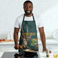 South Africa Rugby Custom Apron Afro Springboks Mascot Sporty Version