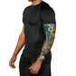 South Africa Rugby Custom Arm Sleeves Afro Springboks Mascot Sporty Version