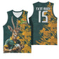 South Africa Rugby Custom Basketball Jersey Afro Springboks Mascot Sporty Version - African Pride