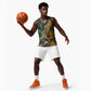 South Africa Rugby Custom Basketball Jersey Afro Springboks Mascot Sporty Version - African Pride