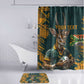 South Africa Rugby Custom Bathroom Set Afro Springboks Mascot Sporty Version