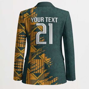 South Africa Rugby Custom Blazer Afro Springboks Mascot Sporty Version
