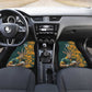 South Africa Rugby Custom Car Mats Afro Springboks Mascot Sporty Version
