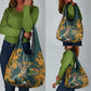 South Africa Rugby Custom Grocery Bag Afro Springboks Mascot Sporty Version