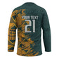 South Africa Rugby Custom Hockey Jersey Afro Springboks Mascot Sporty Version