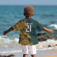 South Africa Rugby Custom Kid Hawaiian Shirt Afro Springboks Mascot Sporty Version