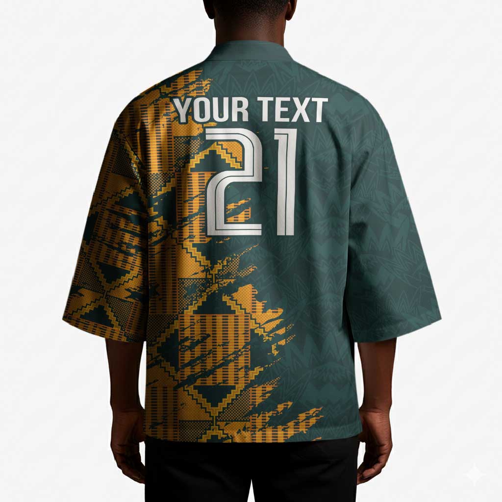 South Africa Rugby Custom Kimono Afro Springboks Mascot Sporty Version