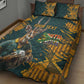 South Africa Rugby Custom Quilt Bed Set Afro Springboks Mascot Sporty Version