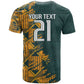 South Africa Rugby Custom T shirt Afro Springboks Mascot Sporty Version