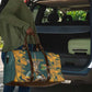 South Africa Rugby Custom Travel Bag Afro Springboks Mascot Sporty Version