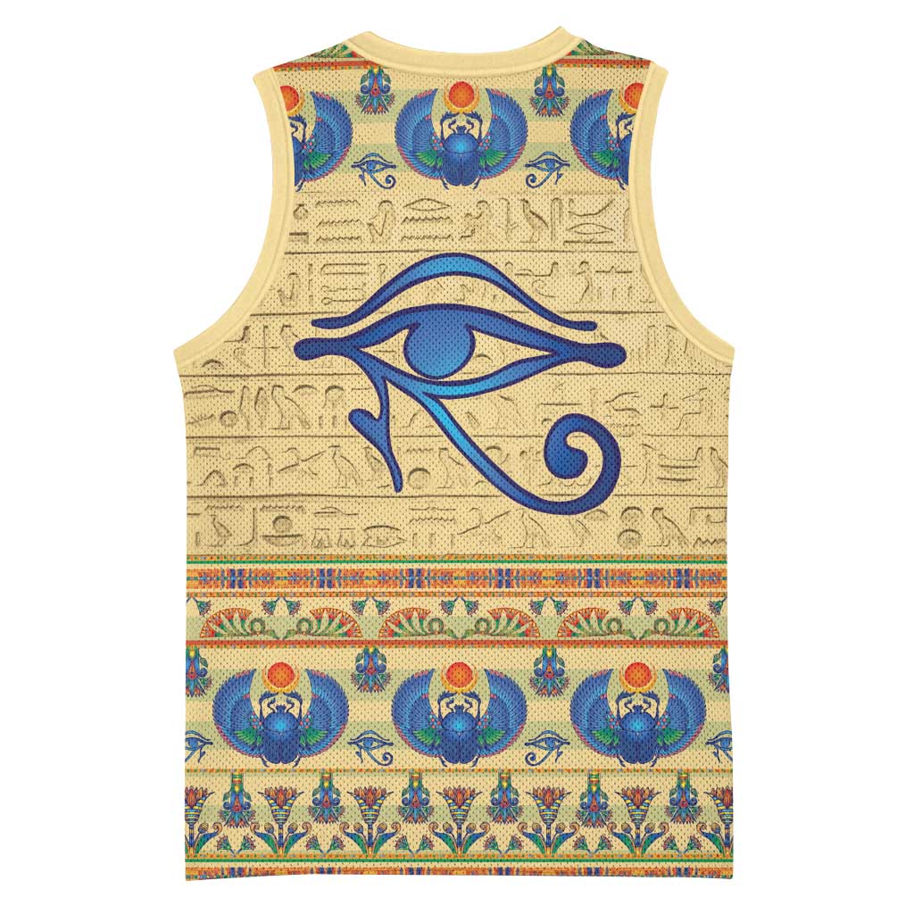 Ancient Egypt Scarab Beetle Basketball Jersey - African Pride
