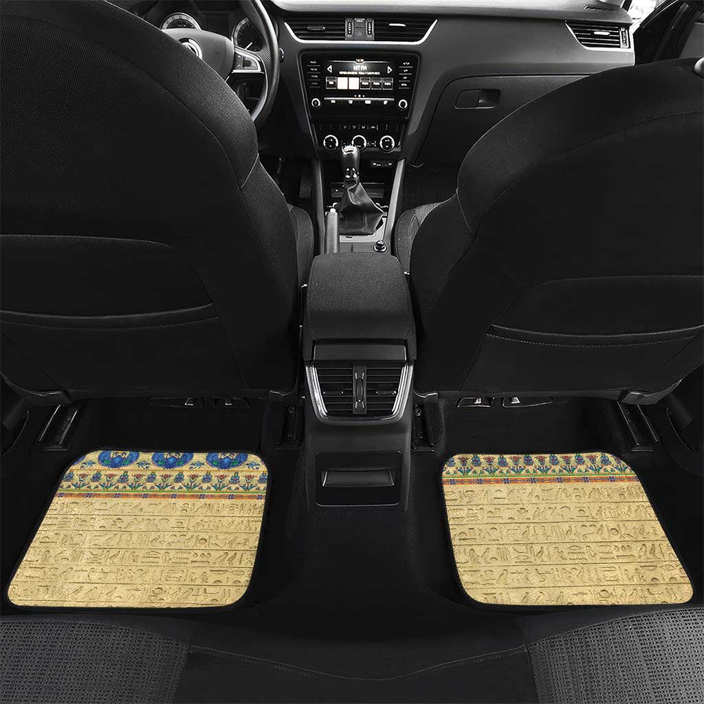 Ancient Egypt Scarab Beetle Car Mats