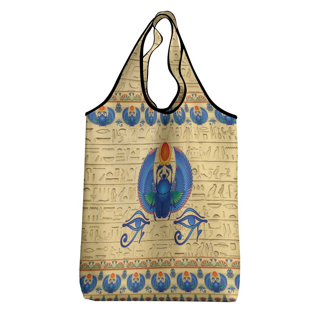 Ancient Egypt Scarab Beetle Grocery Bag