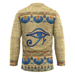 Ancient Egypt Scarab Beetle Hockey Jersey